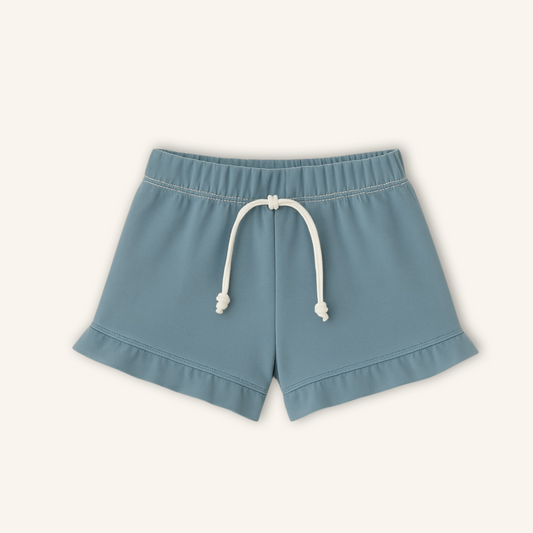 Kids Handcrafted Tide Break Ruffle Shorts