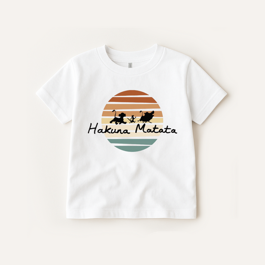 Kids Handcrafted Hakuna Matata Graphic Tee & Optional Bottoms