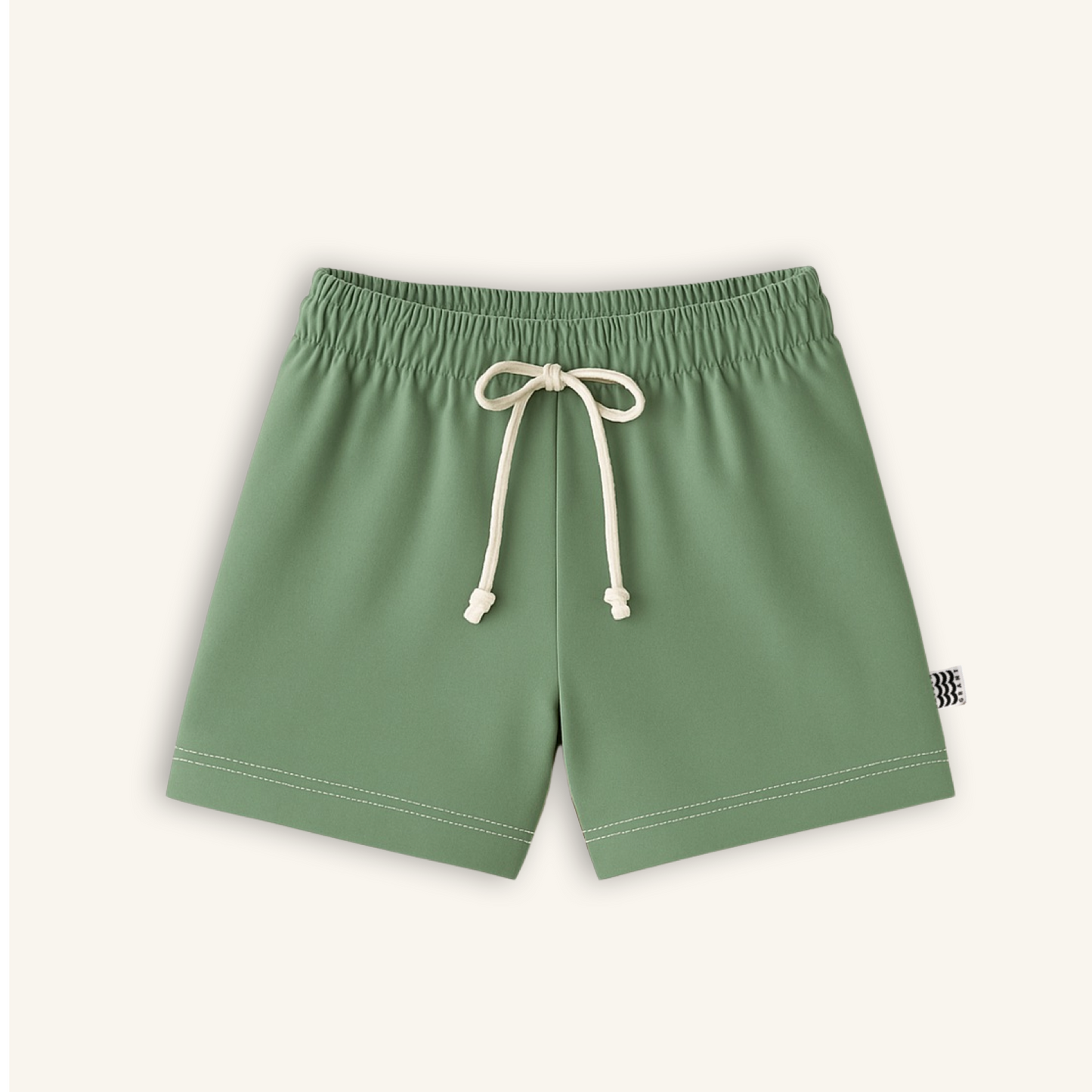Kids Handcrafted Green Tea Crew Shorts
