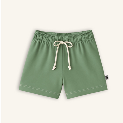 Kids Handcrafted Green Tea Crew Shorts