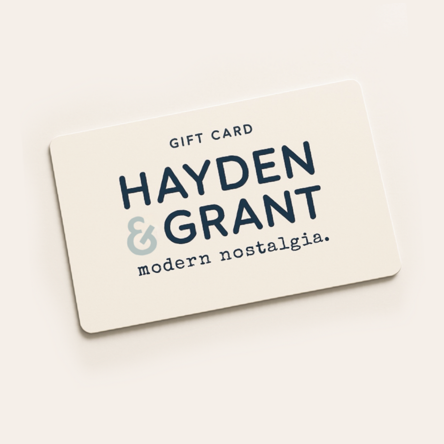 Hayden & Grant Gift Card