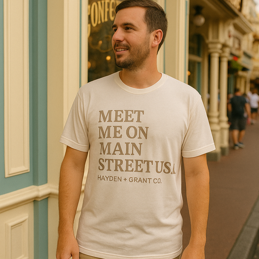 Meet Me on Main Street USA Family Graphic Tee