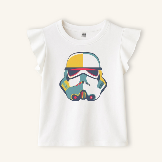 Kids "The Trooper" Graphic Flutter Top & Optional Bottoms