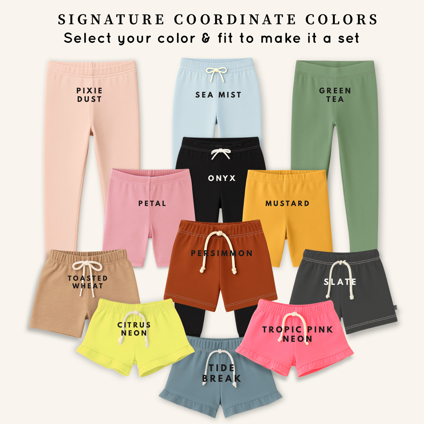 Kids Here for the Snacks Graphic Tee & Optional Bottoms