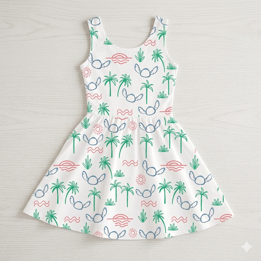 Girls Ohana Project Twirl Dress