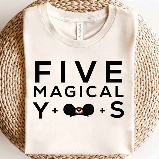 Kids Customizable Magical Years Graphic Tee + Optional Bottoms
