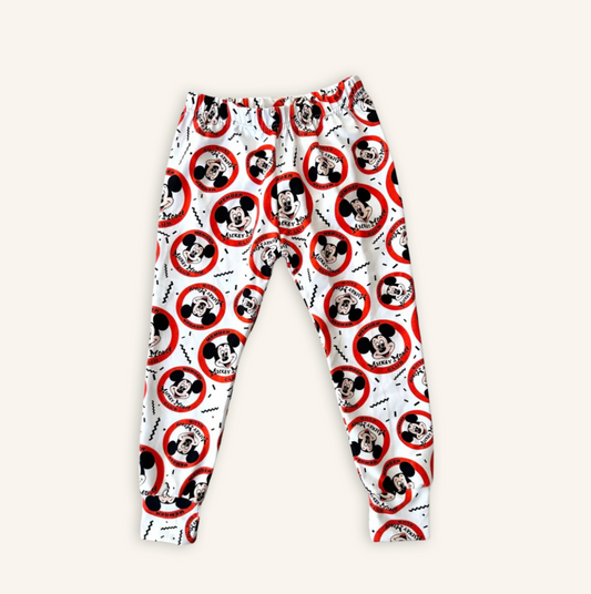 Kids Handcrafted Mouse Club Joggers