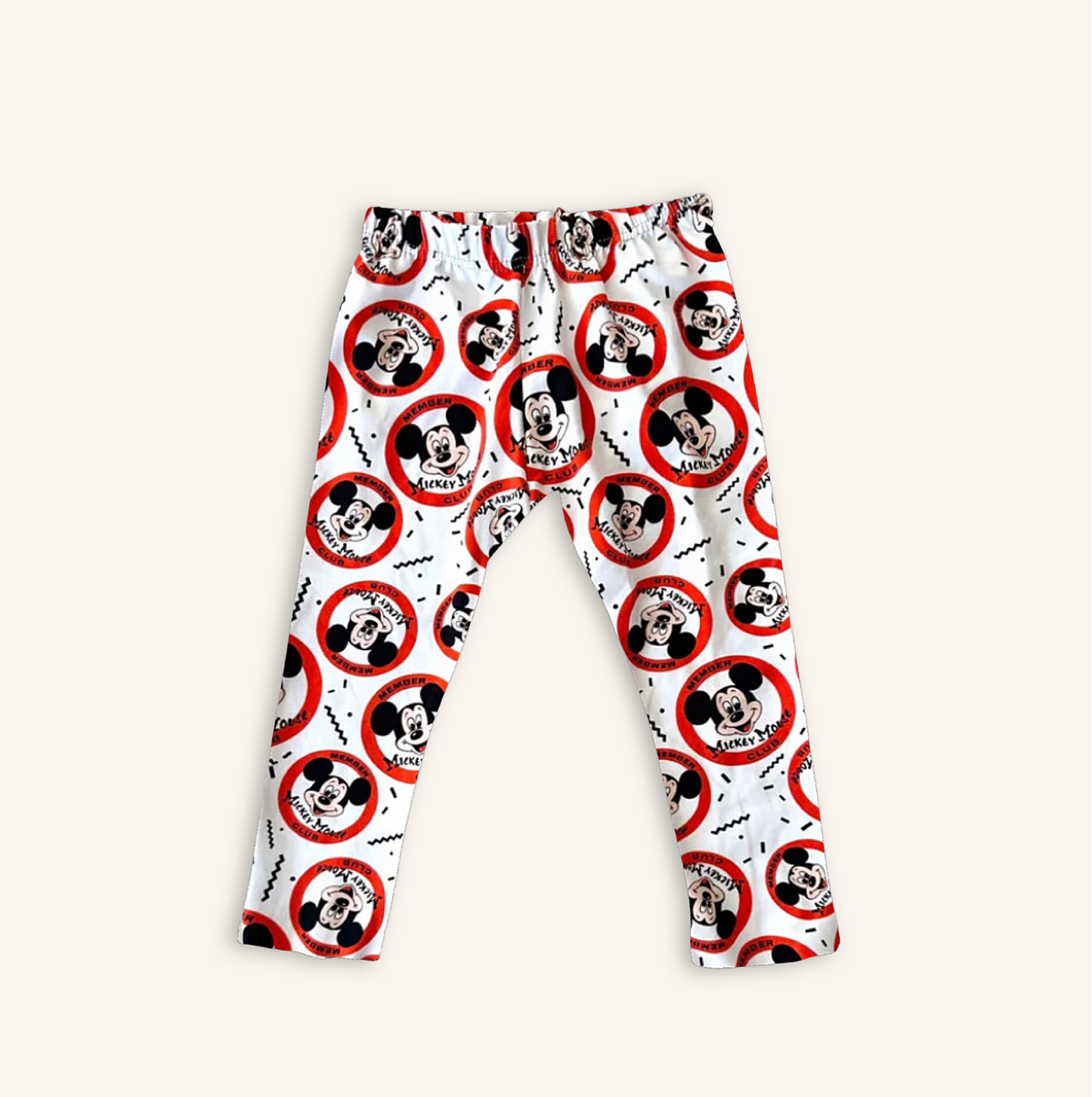Kids Handcrafted Mouse CLub Leggings