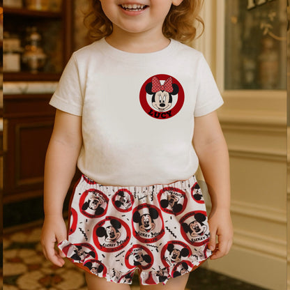 Kids Mouse Club Customizable Graphic Tee & Optional Bottoms