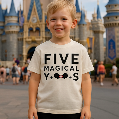 Kids Customizable Magical Years Graphic Tee & Optional Bottoms