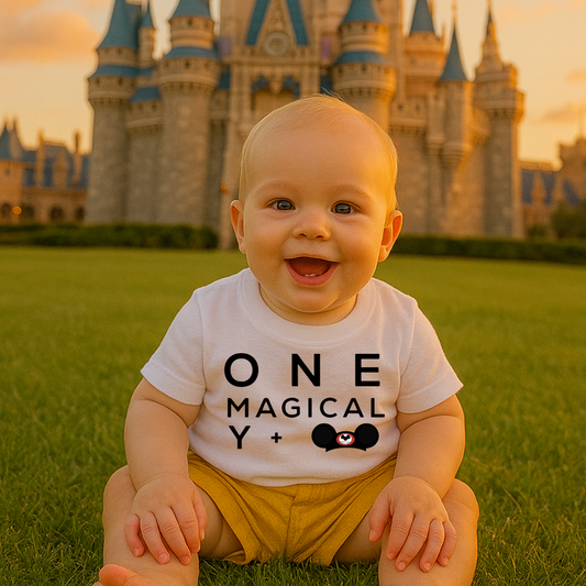 Kids Customizable Magical Year Birthday Graphic Tee & Optional Bottoms
