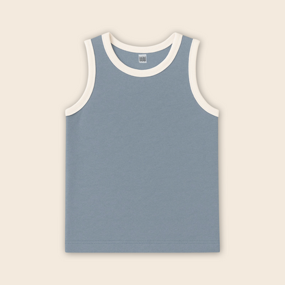 Kids Handcrafted Tank in Tide Break