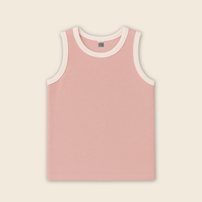 Kids Handcrafted Tank in Petal