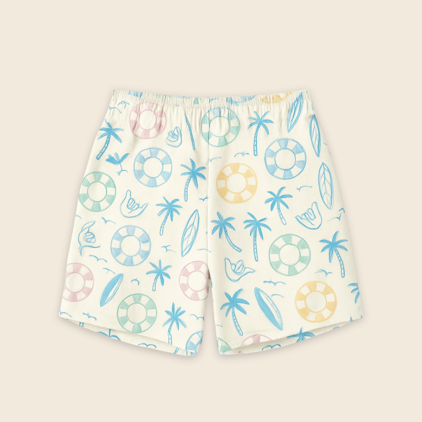 Kids Handcrafted Crew Shorts in Atlantic Shoreline