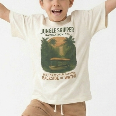 Kids Jungle Skipper Graphic Tee & Optional Bottoms