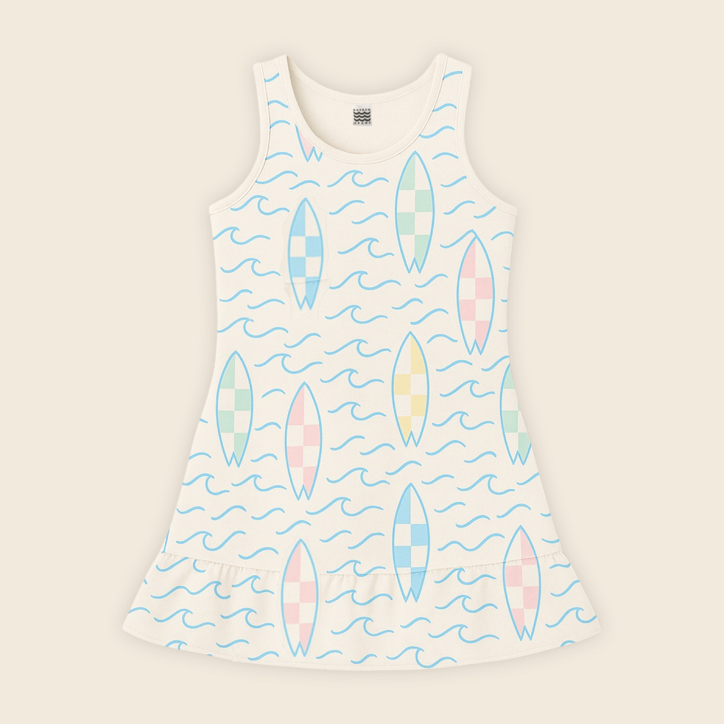 Women’s Handcrafted Tennis Dress in Atlantic Surf