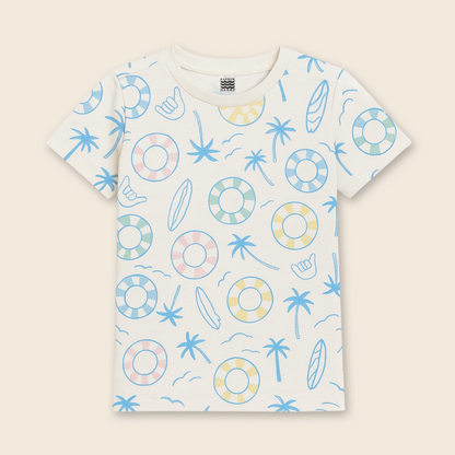 Kids Handcrafted Tee in Atlantic Shoreline