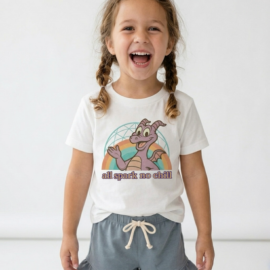 All Spark No Chill Figment Kids Graphic Tee