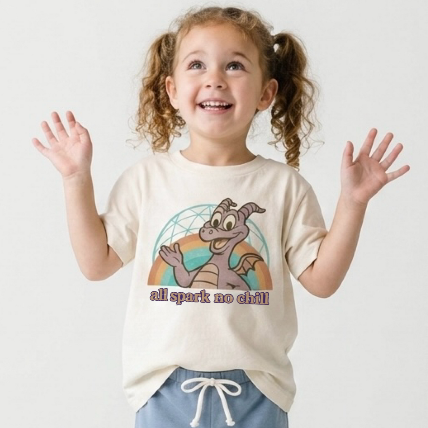 All Spark No Chill Figment Kids Graphic Tee