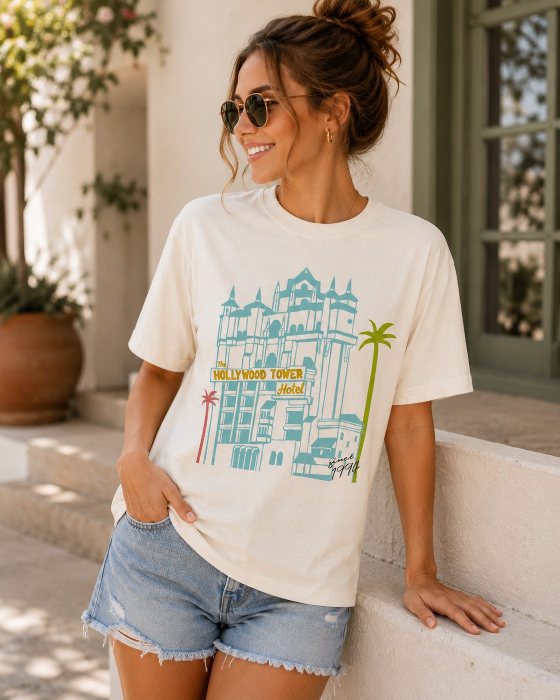 Terrifying Tower Adult Graphic Tee
