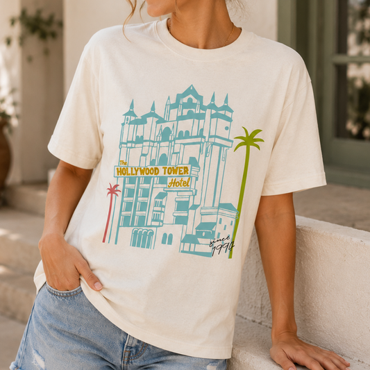 Terrifying Tower Adult Graphic Tee