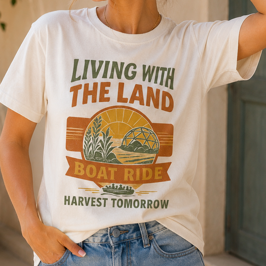 Living with the Land Adult Graphic Tee
