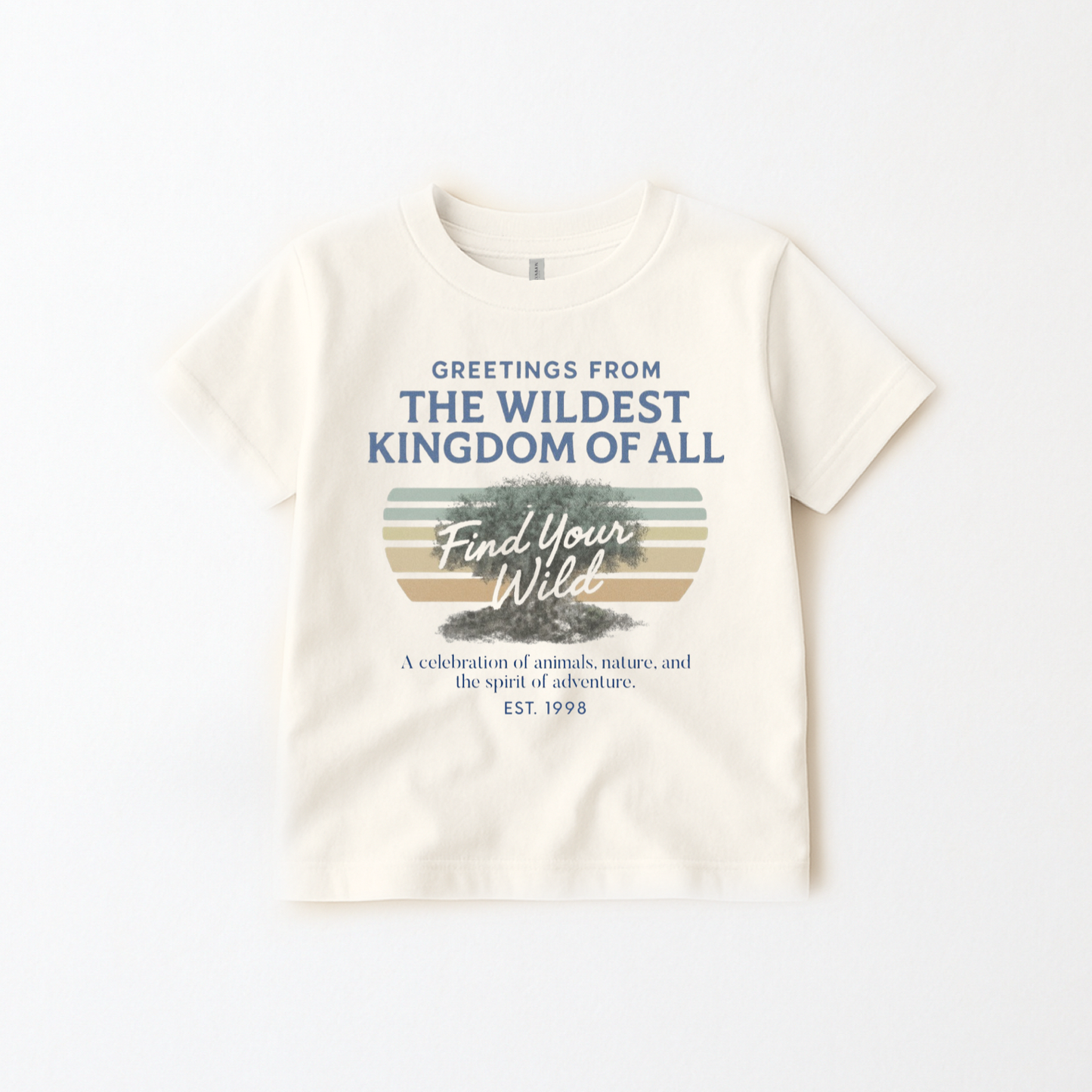 Kids Vintage Wildest Kingdom Family Graphic Tee