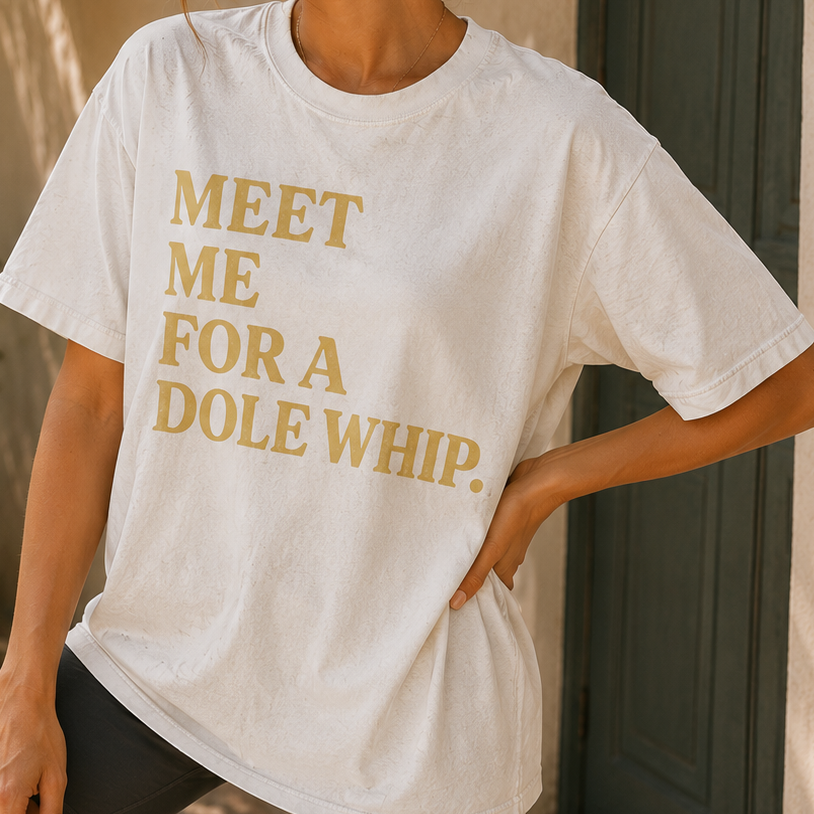 Meet Me for a Dole Whip Adult Graphic Tee