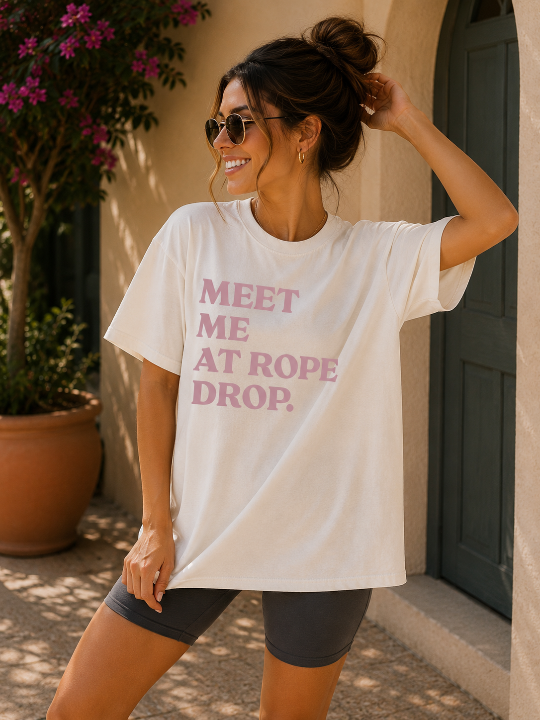 Meet Me At Rope Drop Heritage Wash Tee