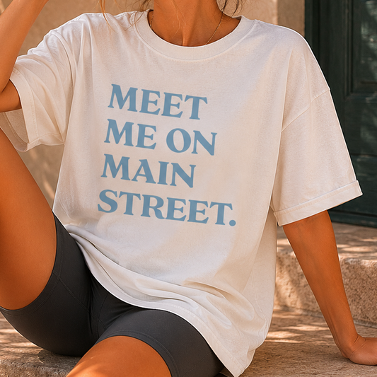 Kids Meet Me On Main Street Tee & Optional Bottoms