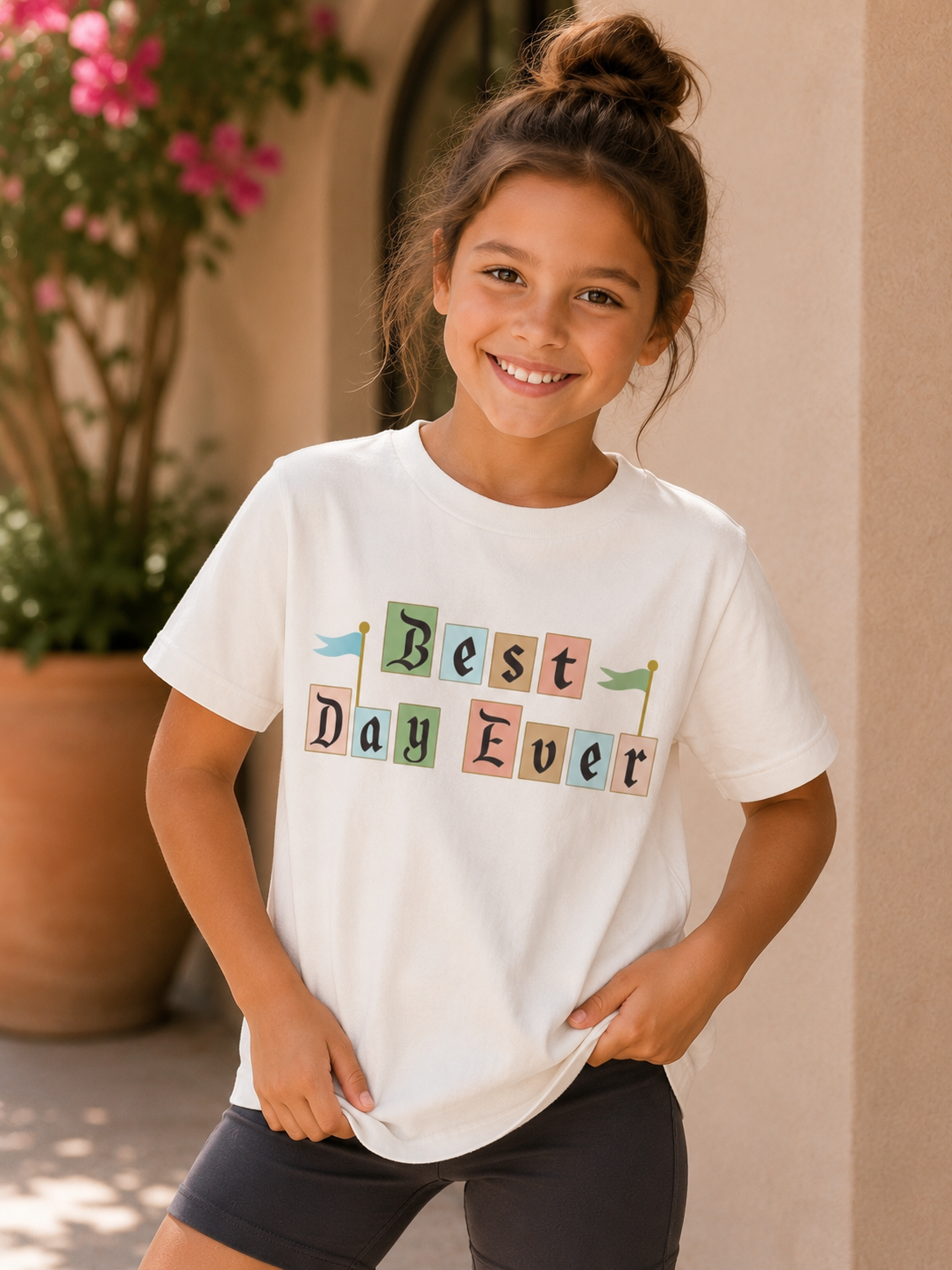 Kids Best Day Ever Graphic Tee & Optional Bottoms