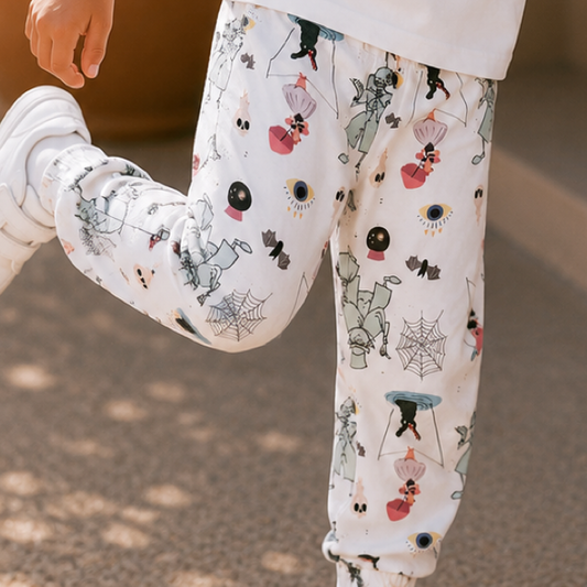 Kids Handcrafted Haunted Mansion Joggers