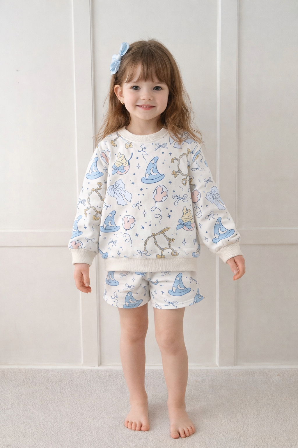Girls Castle Daydreams Essential French Terry Crewneck