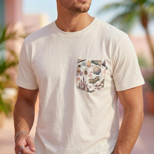 Adult Handcrafted Park Hopper Pocket Tee