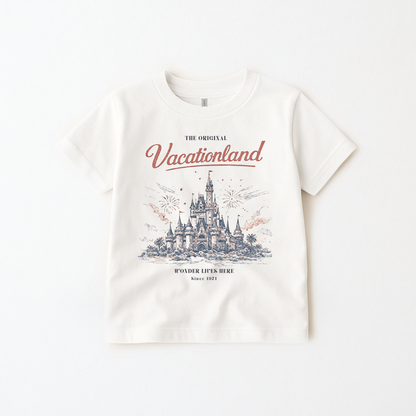 Kids Vintage Vacationland Graphic Tee