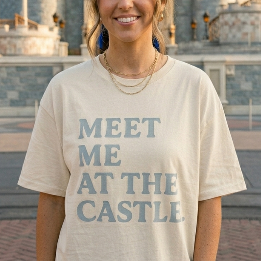 Meet Me At The Castle Adult Graphic Tee