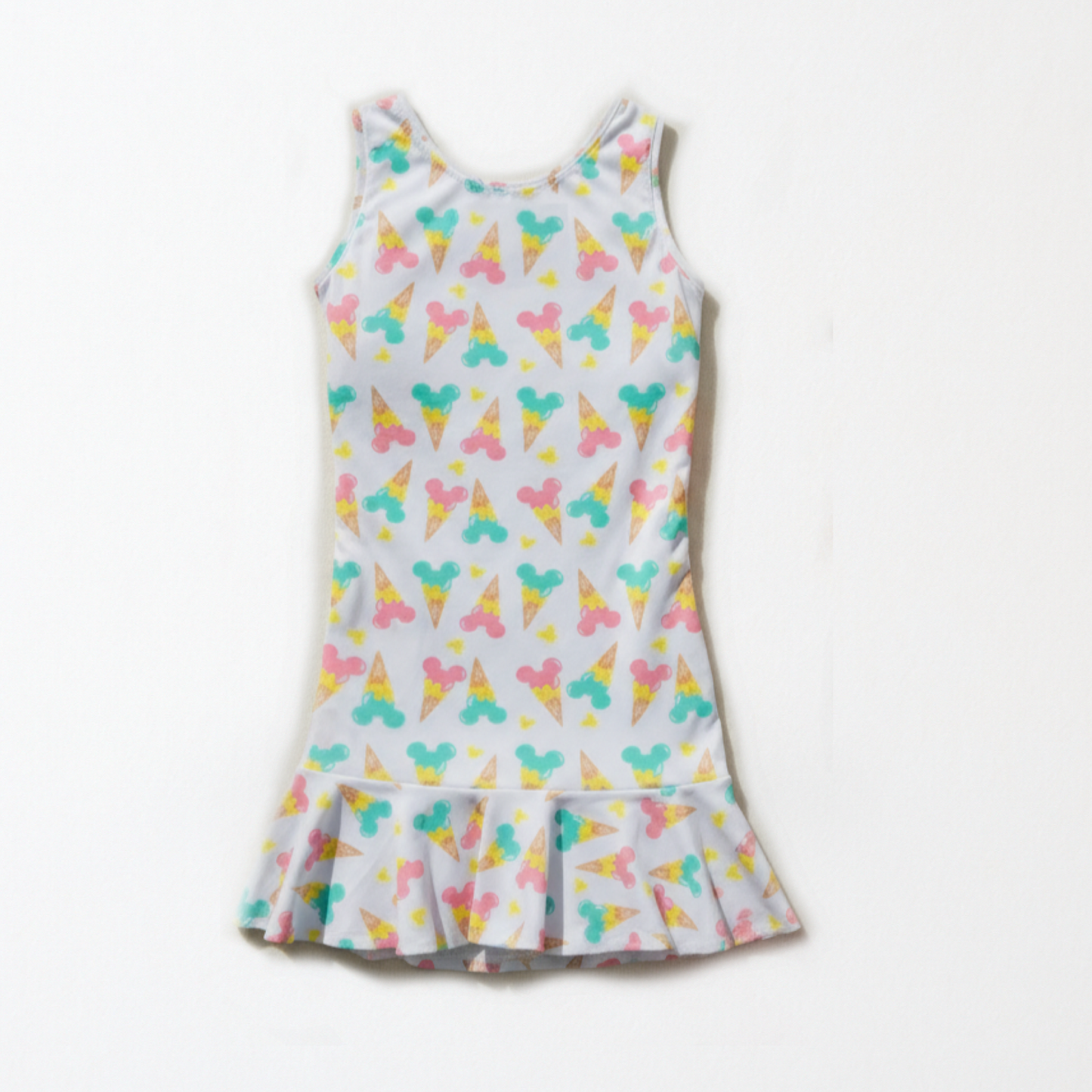 Kids Handcrafted Mouse Ice Cream Tennis Dress