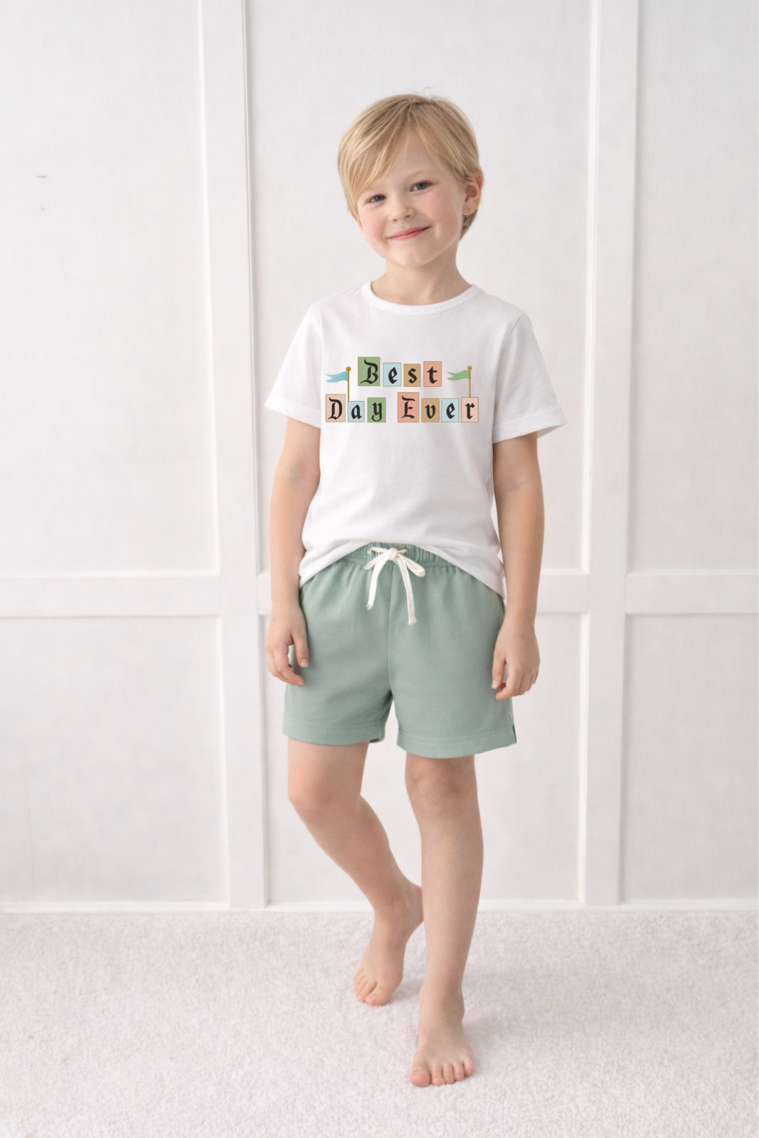 Kids Best Day Ever Graphic Tee & Optional Bottoms
