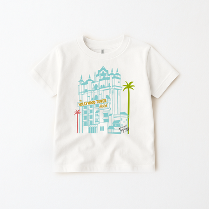 Kids Terrifying Tower Graphic Tee & Optional Bottoms Set