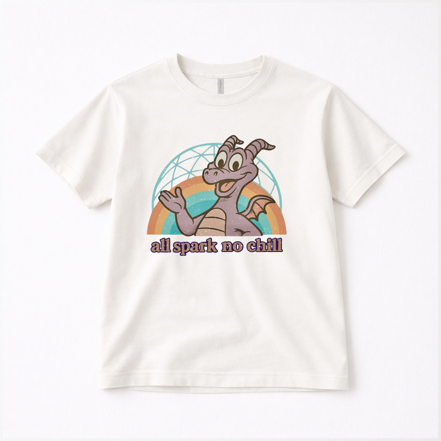 All Spark No Chill Figment Adult Graphic Tee