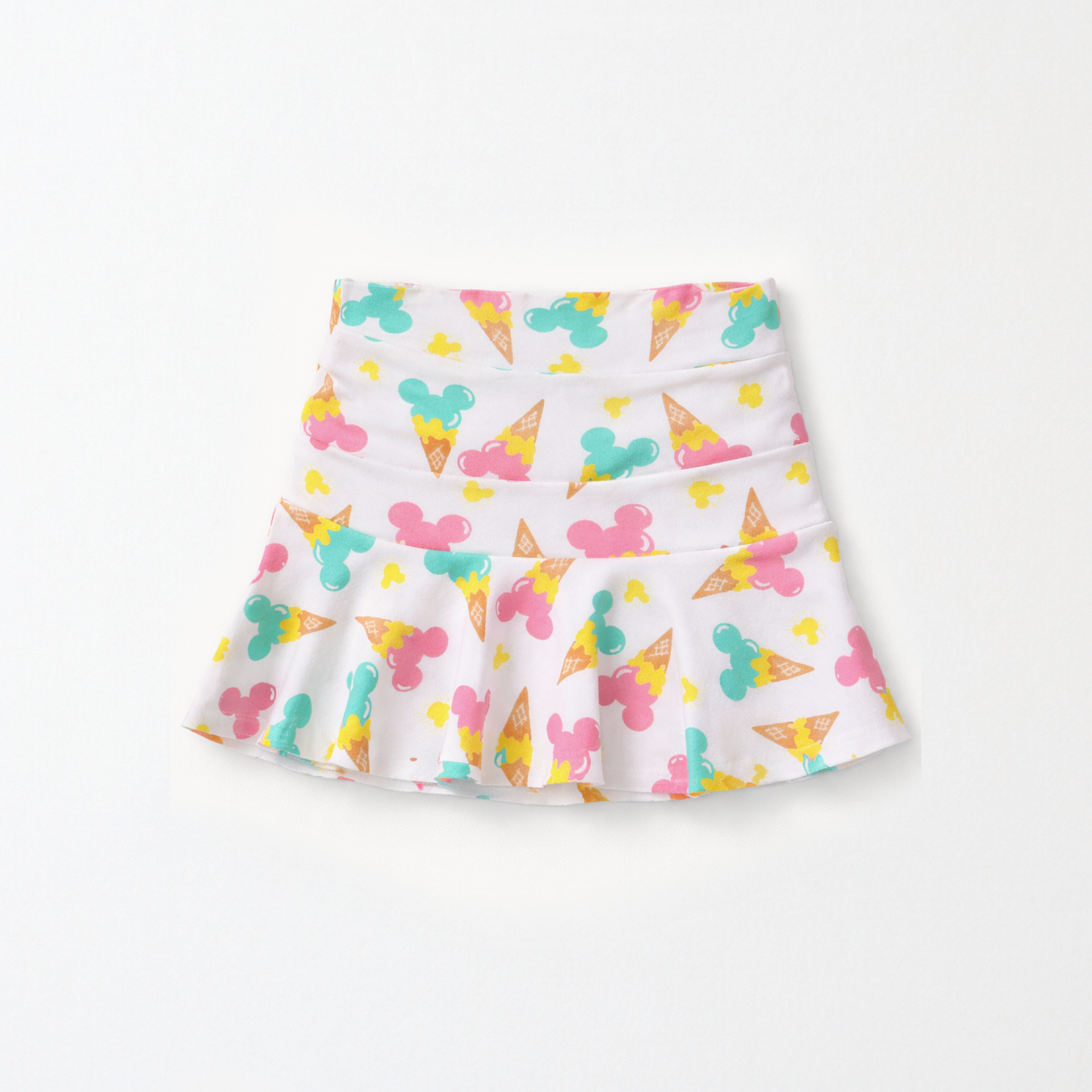 Kids Handcrafted Mouse Ice Cream Tennis Skirt