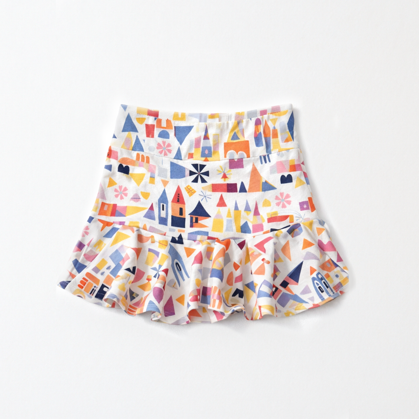 Kids Handcrafted Small World Tennis Skirt