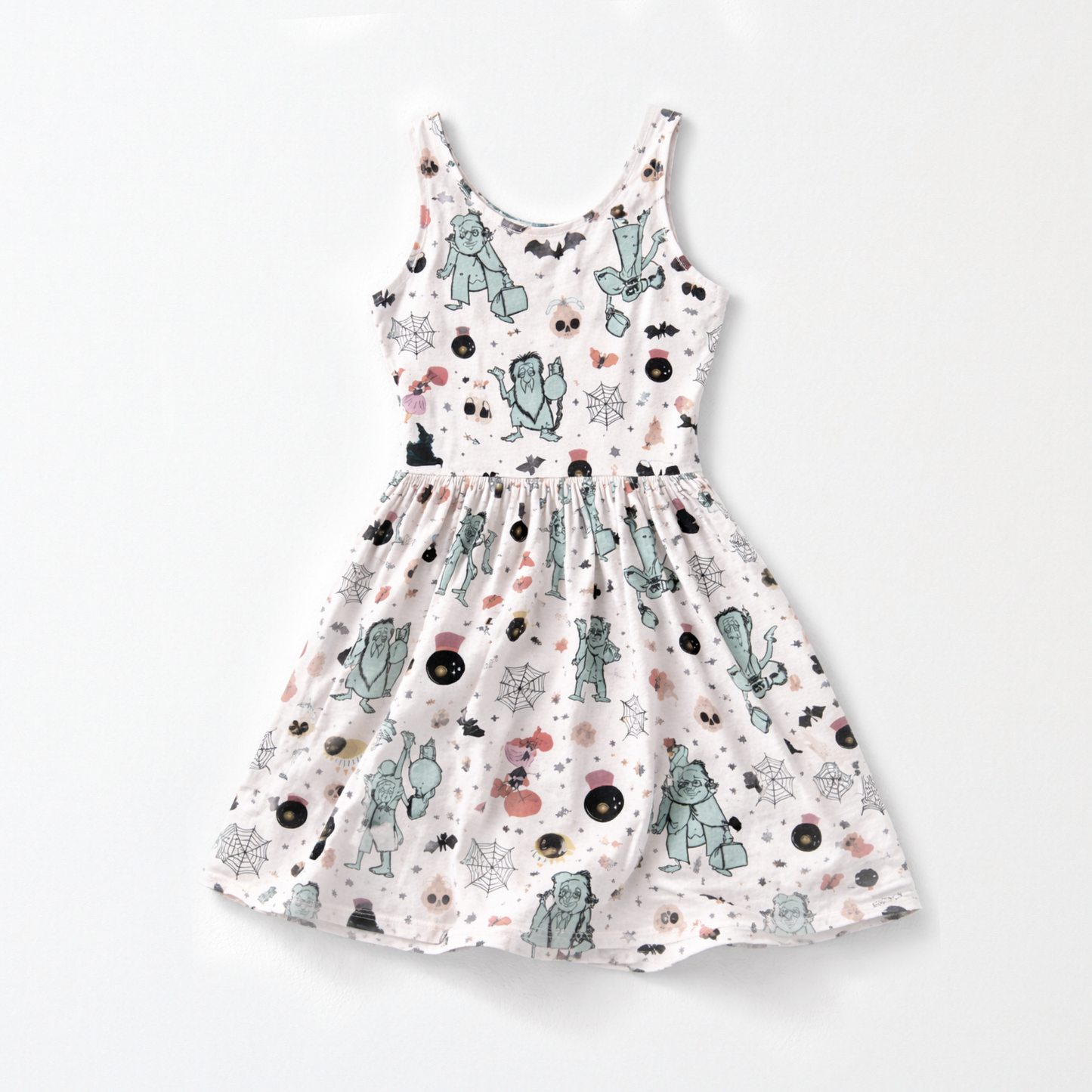 Kids Handcrafted Haunted Mansion Twirl Dress