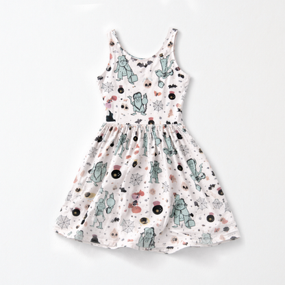 Kids Handcrafted Haunted Mansion Twirl Dress