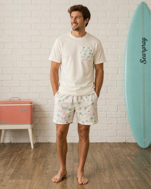 Adult Handcrafted Ohana Project Pocket Tee