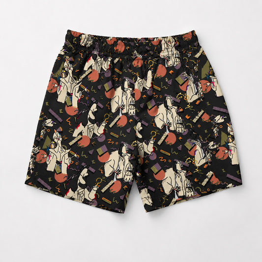 Kids Cotton Villains Crew Shorts