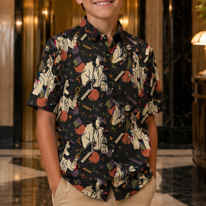 Boys Villains Resortech™ Button-Down [Presale Ships July 20]