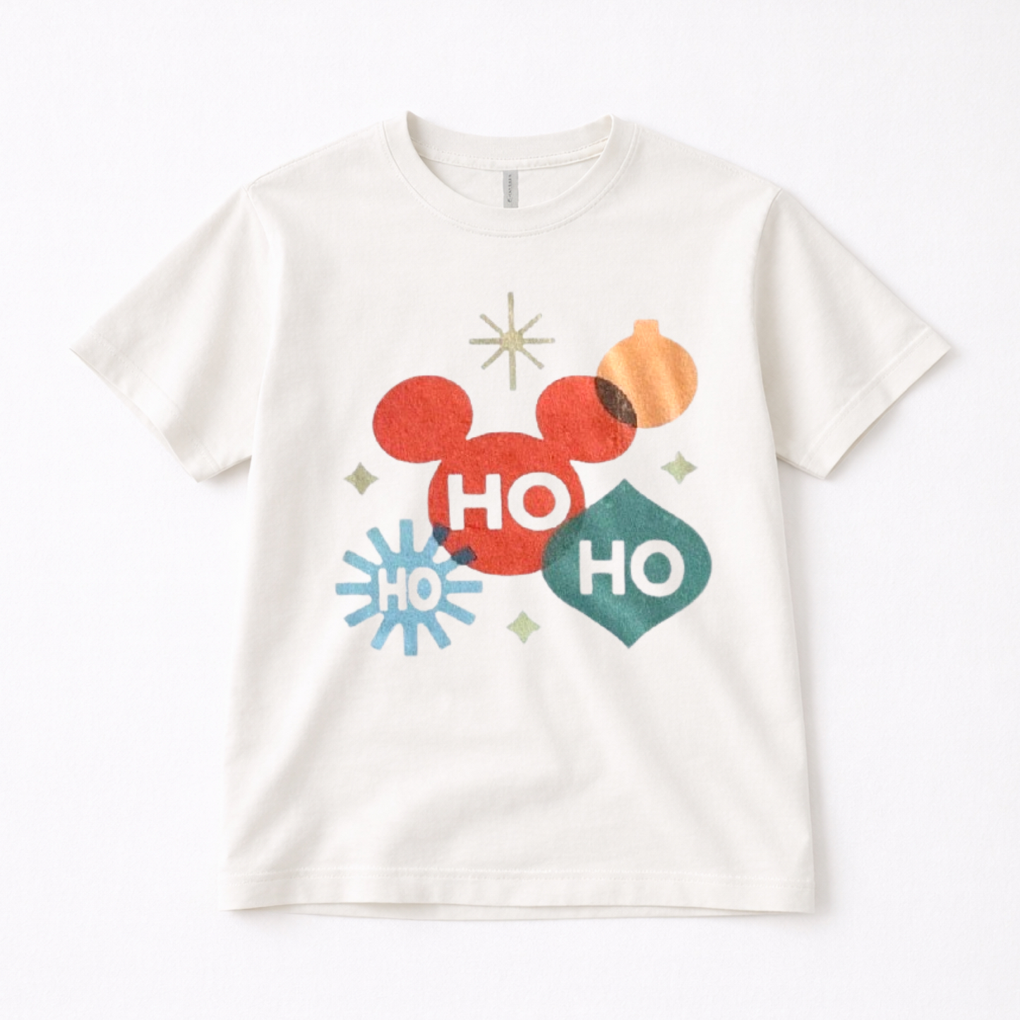 Kids Ho Ho Ho Mouse Ornament Graphic Tee & Optional Bottoms