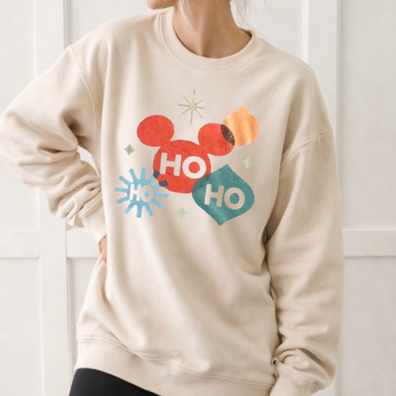 Retro Mouse Ornament Christmas Adult Parkweight™️ Pullover