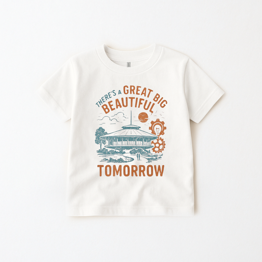 There’s a Great Big Beautiful Tomorrow Kids Graphic Tee